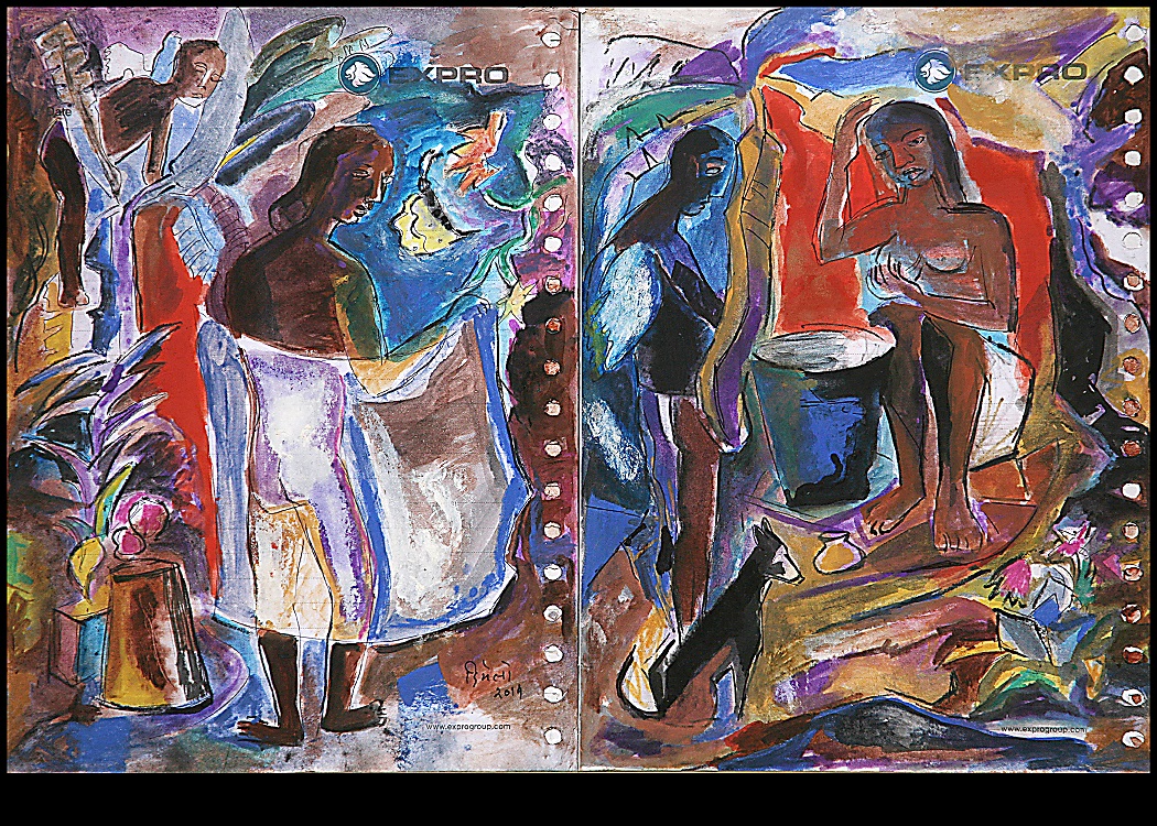 Dt31 Water Color On Paper  X  INC   Available.Jpg